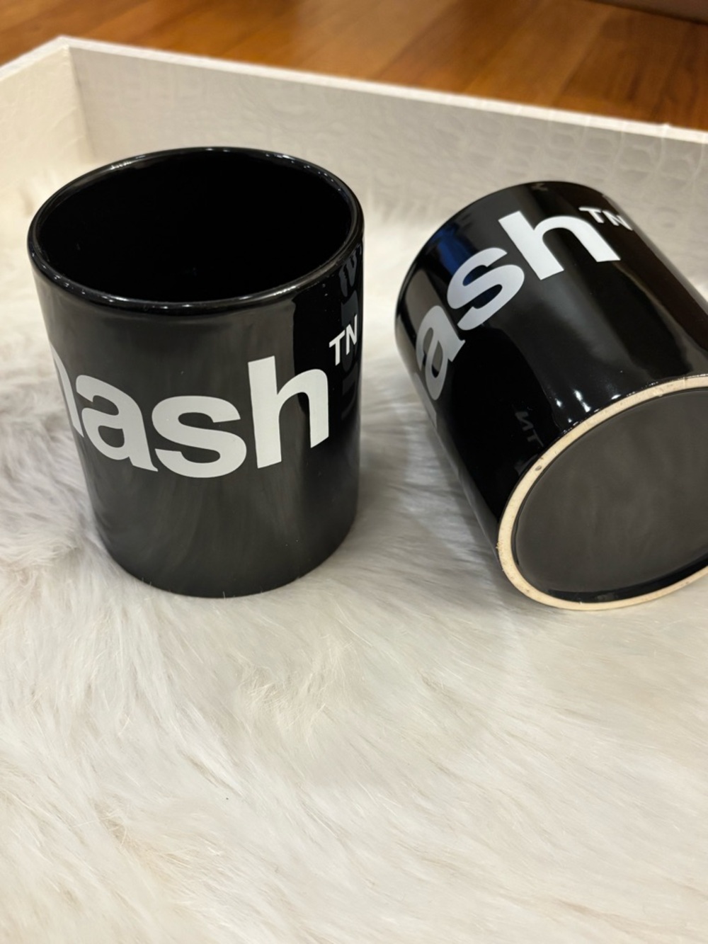Bold Black Ceramic Mug with White Nash TN Logo